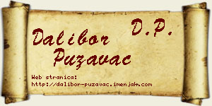 Dalibor Puzavac vizit kartica